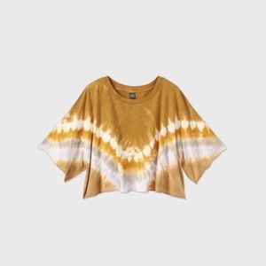 Wild Fable Short Sleeve Tie-Dye Boxy Crop T-shirt